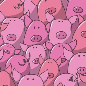 piggies doodle - pink