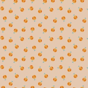 Summer fruit - Watercolor peaches peach S