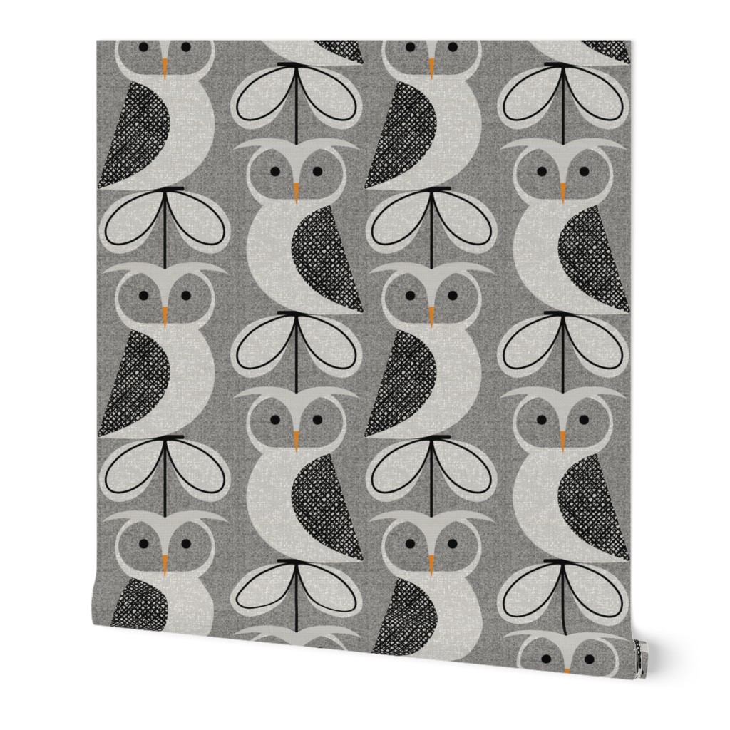 great horned owl-gray-large scale