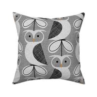 great horned owl-gray-large scale
