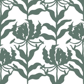 Glory Lily - Pine Green (Medium Scale)