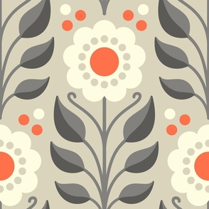 2816 E Extra large - Scandinavian flowers