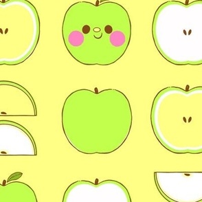 Green Apple Pattern - Medium Size