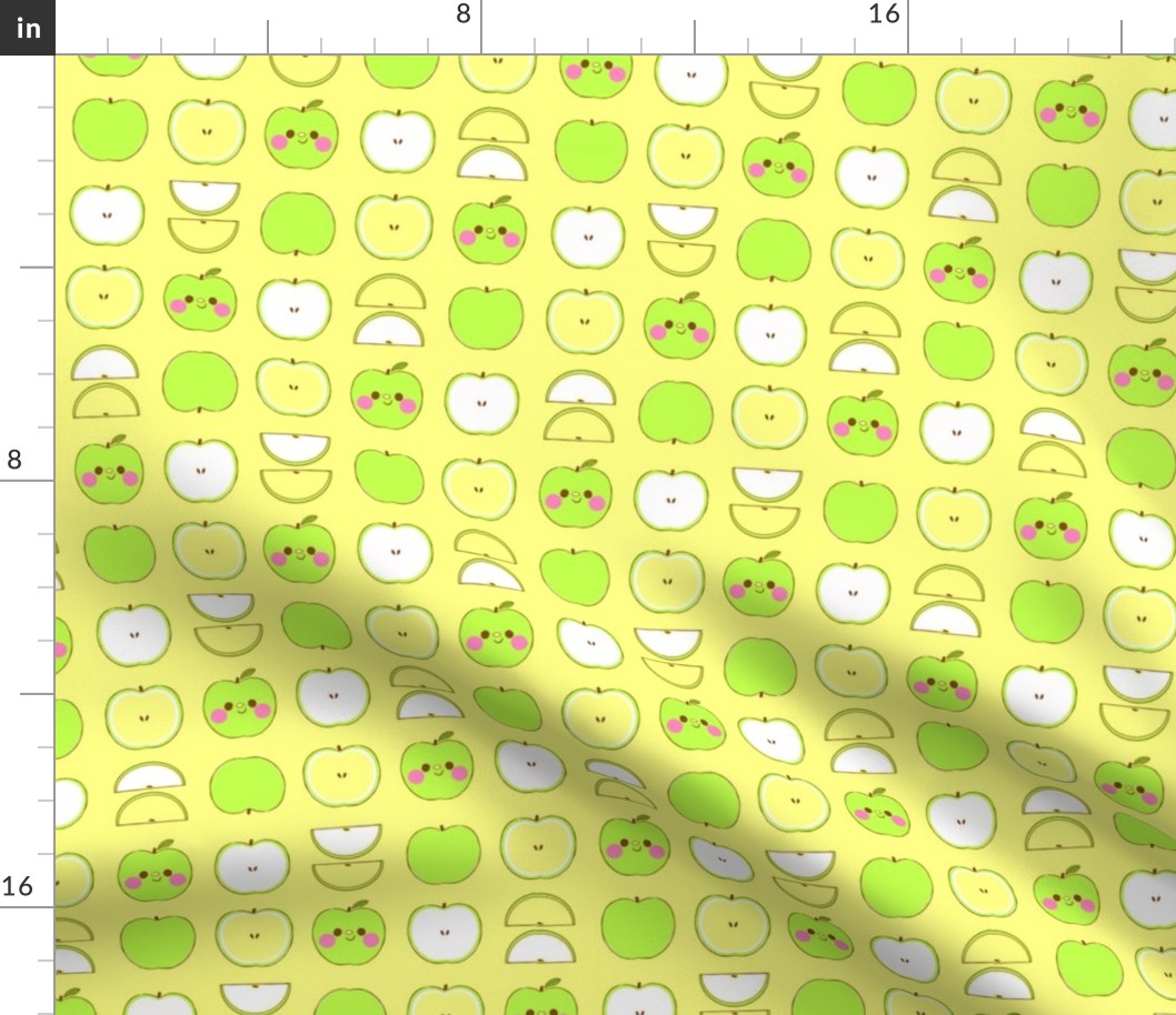 Green Apple Pattern - Smaller Size