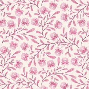 French Country Floral Pink