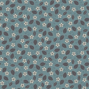 Flower Passion Grey Small Scale 9''