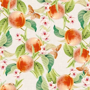 Peaches and Blossoms and Pollinators