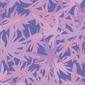 purple leaves camo by rysunki_malunki