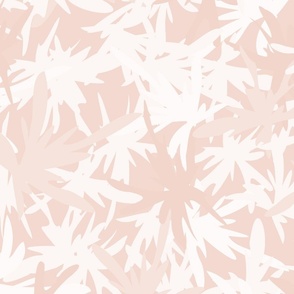 botanical abstract in blush pink by rysunki_malunki