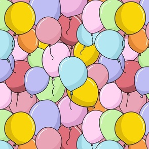 Surprise birthday  party rainbow balloon 