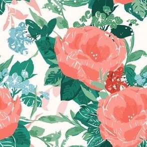 Bold Peony Floral