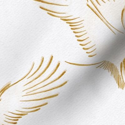 golden eagle - watercolor magestic bird wallpaper
