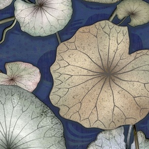 Lotus Leaves Wall 12