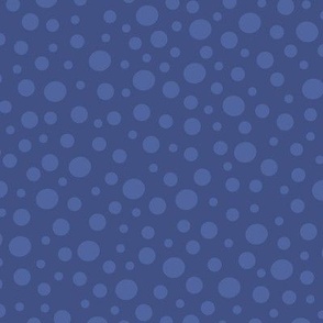 Blue Bubbles - Polkadot - Underwater - shw1042 medium scale