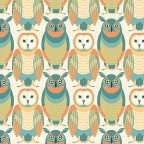 Owls Retro Palette