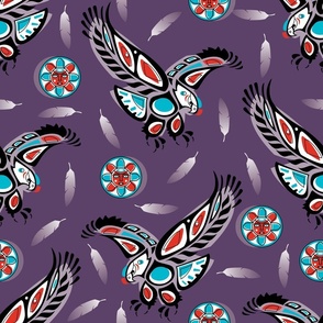 Eagle Dance (dusty purple)