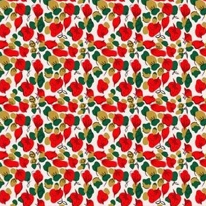 Strawberries in Red and Green (Mini Print)