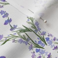 French watercolor Lavender Linen 8 inch with texture