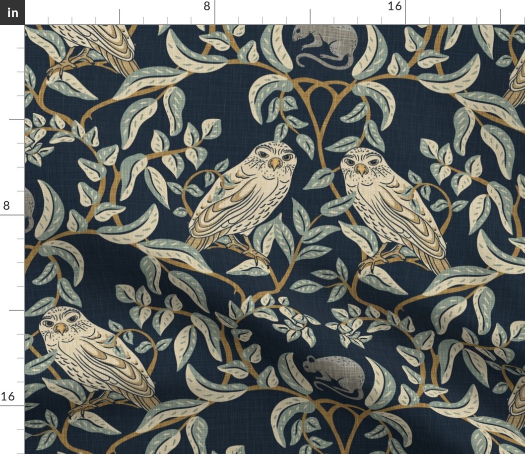 Little Owl - Large - Blue