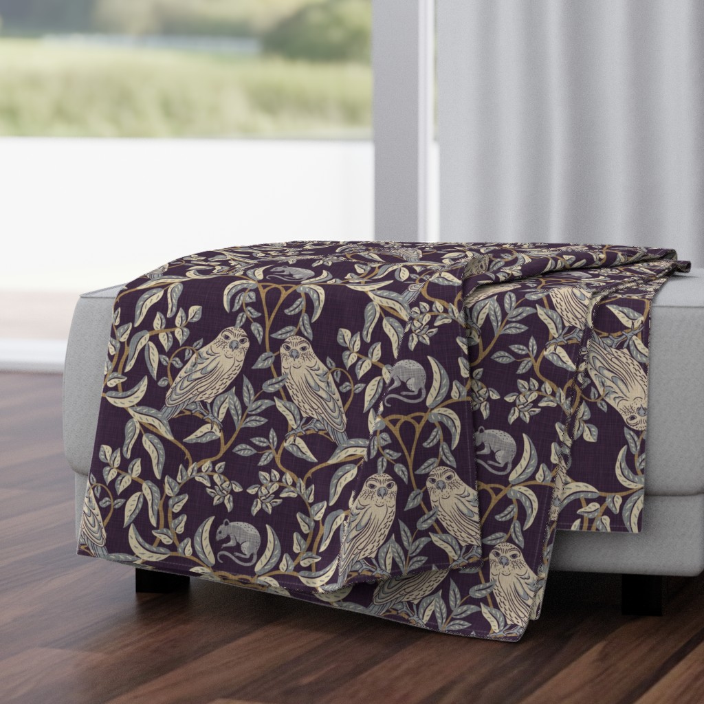 Little Owl - Large - Purple