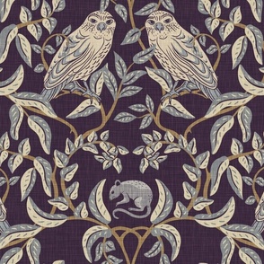 Little Owl - Large - Purple