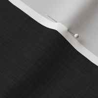 Double Linen - Black - Linen Texture - (Little Owl)