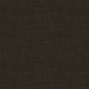 Double Linen - Dark Brown - Linen Texture - (Little Owl)