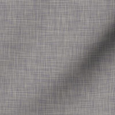 Double Linen - Dusty Lavender - Linen Texture - (Little Owl)