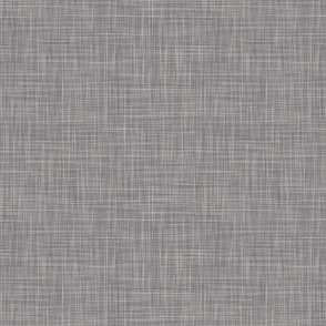 Double Linen - Dusty Lavender - Linen Texture - (Little Owl)