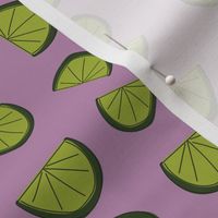 Lime Slice // Lavender // Smaller