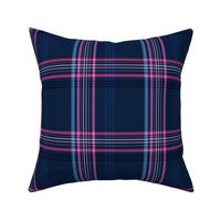 Purple Pink Navy Plaid Tartan check pattern Feminine