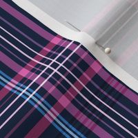 Purple Pink Navy Plaid Tartan check pattern Feminine