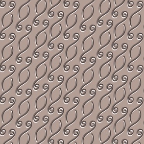 beige diagonal swirls abstract by rysunki_malunki