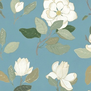 Magnolia on sky blue /big/