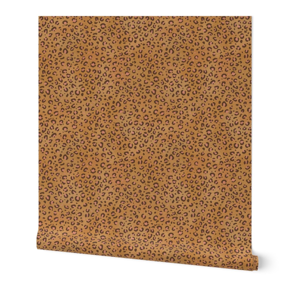 ditsy  leopard print for doll fashion 