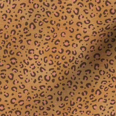 ditsy  leopard print for doll fashion 