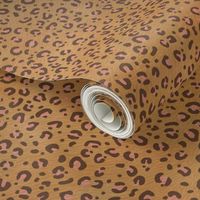 ditsy  leopard print for doll fashion 