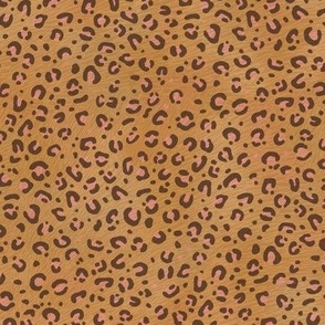 ditsy  leopard print for doll fashion 