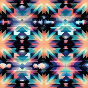 Day to Night Tribal Inspired Holograph Native American Art
