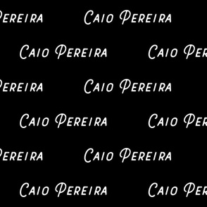 Caio Pereira: Restless Caps Font on Black