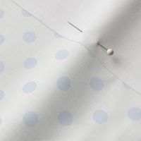 Dotty: Pastel Chambray Blue & White Polka Dot