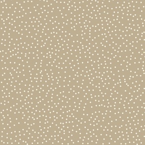 Vanilla Sands | Vanilla fine dots on khaki