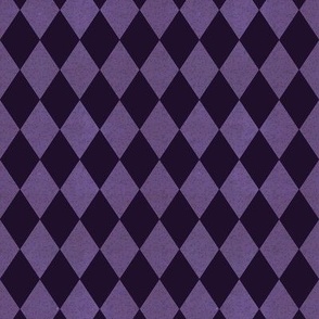 Purple Grunge Harlequin