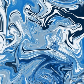 Psychedelic Marble - Blue