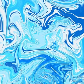 Psychedelic Marble - Blue