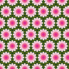 Double Treble (Pink) || crochet flowers