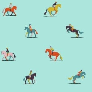 Equestrian Show Jumping Horses
