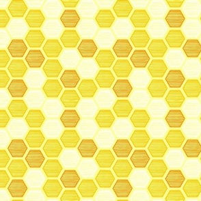 Golden Honeycomb Pattern - X Small Scale