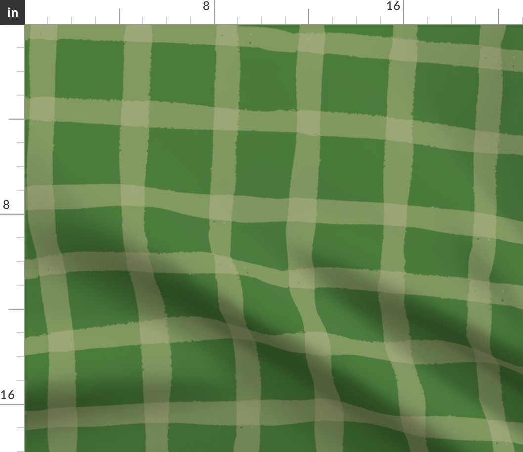emerald and sage green watercolor plaid-01