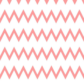 Coral Chevron - Narrow